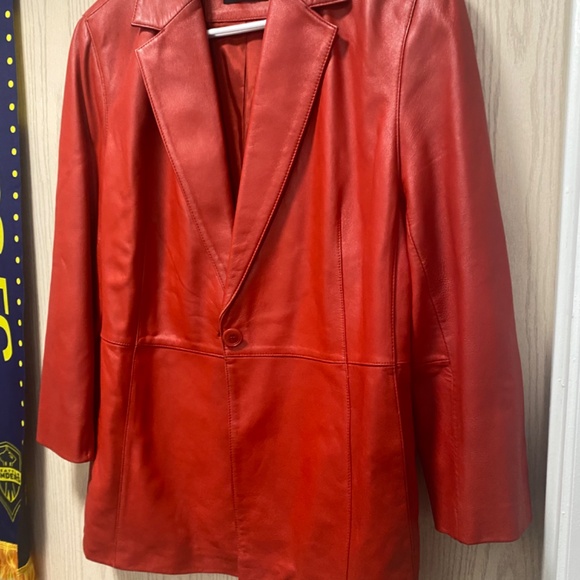 Valerie Stevens Size XL Red Women’s Leather Jacket - Picture 7 of 12